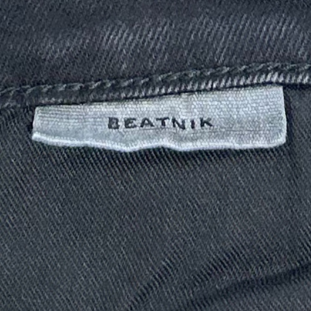 New SLVRLAKE High Rise Slim Beatnik Hidden Valley  Jeans Size 32 Black - Picture 10 of 12